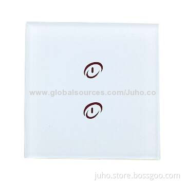Hot 2 gang remote control switch touch switch with single control